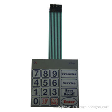 Custom-design Membrane Switch with Keys Embossed for Control System